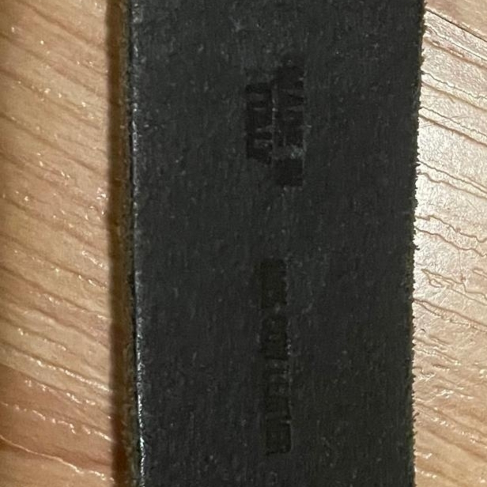 Guess Black Leather Belt